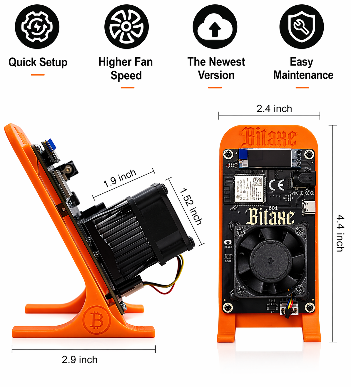 Bitaxe Gamma 601 Solo Bitcoin Miner