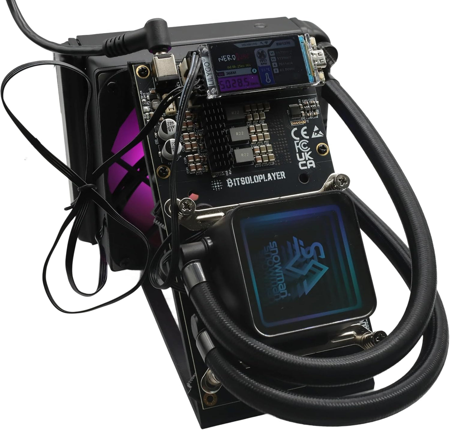 NerdQaxe++ Hydro Solo Bitcoin Miner