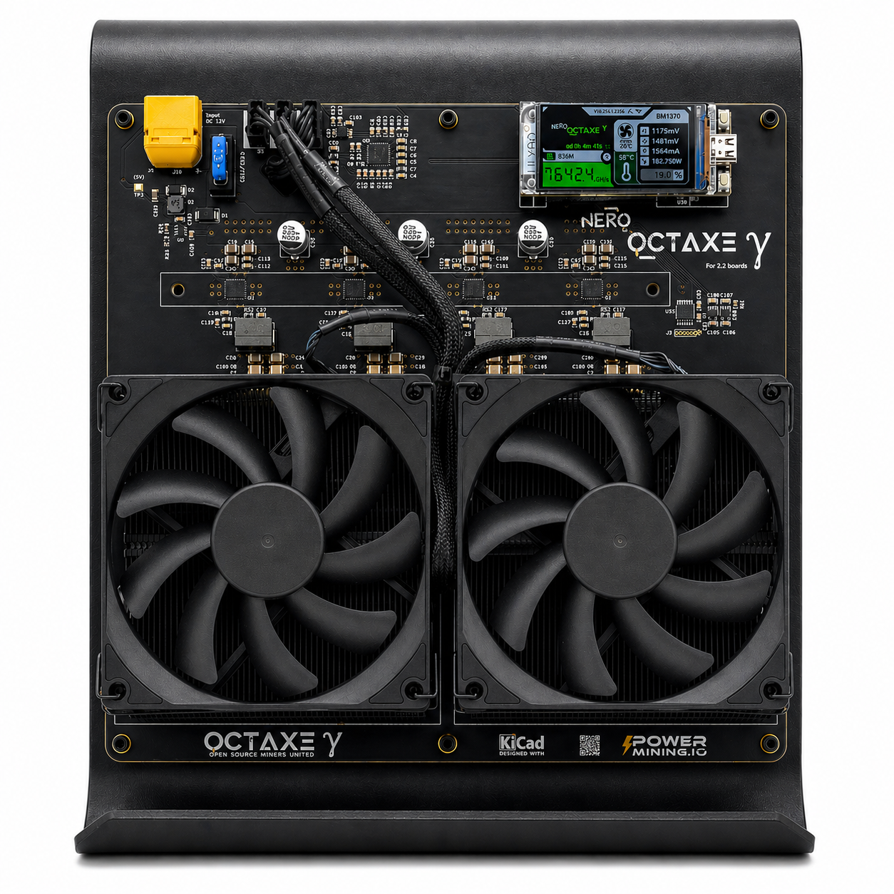 NerdOctaxe Solo Bitcoin Miner